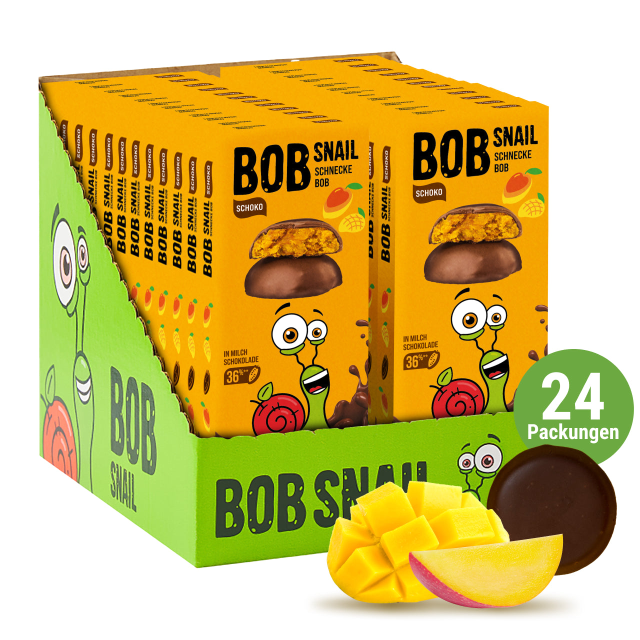 Fruchtcrush Schoko Mango 24 Packungen (je 30g)