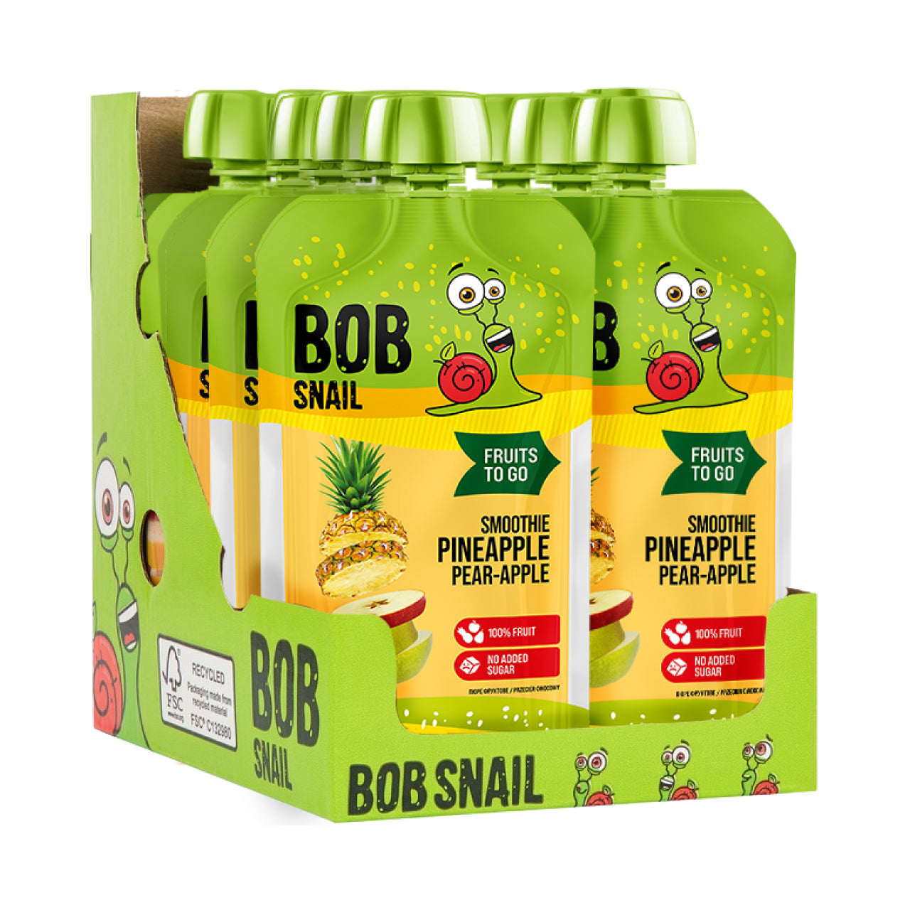Quetschie Smoothie Ananas Birne Apfel 10 Packungen (je 120g)