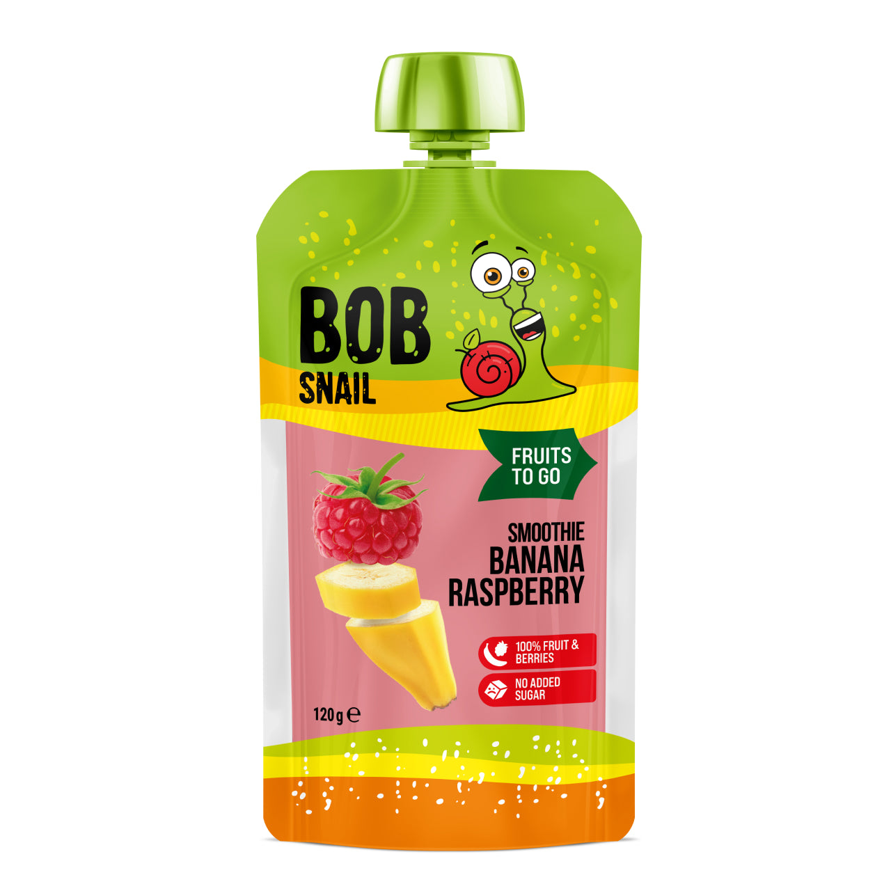 Quetschie Smoothie Banane Himbeere 10 Packungen (je 120g)
