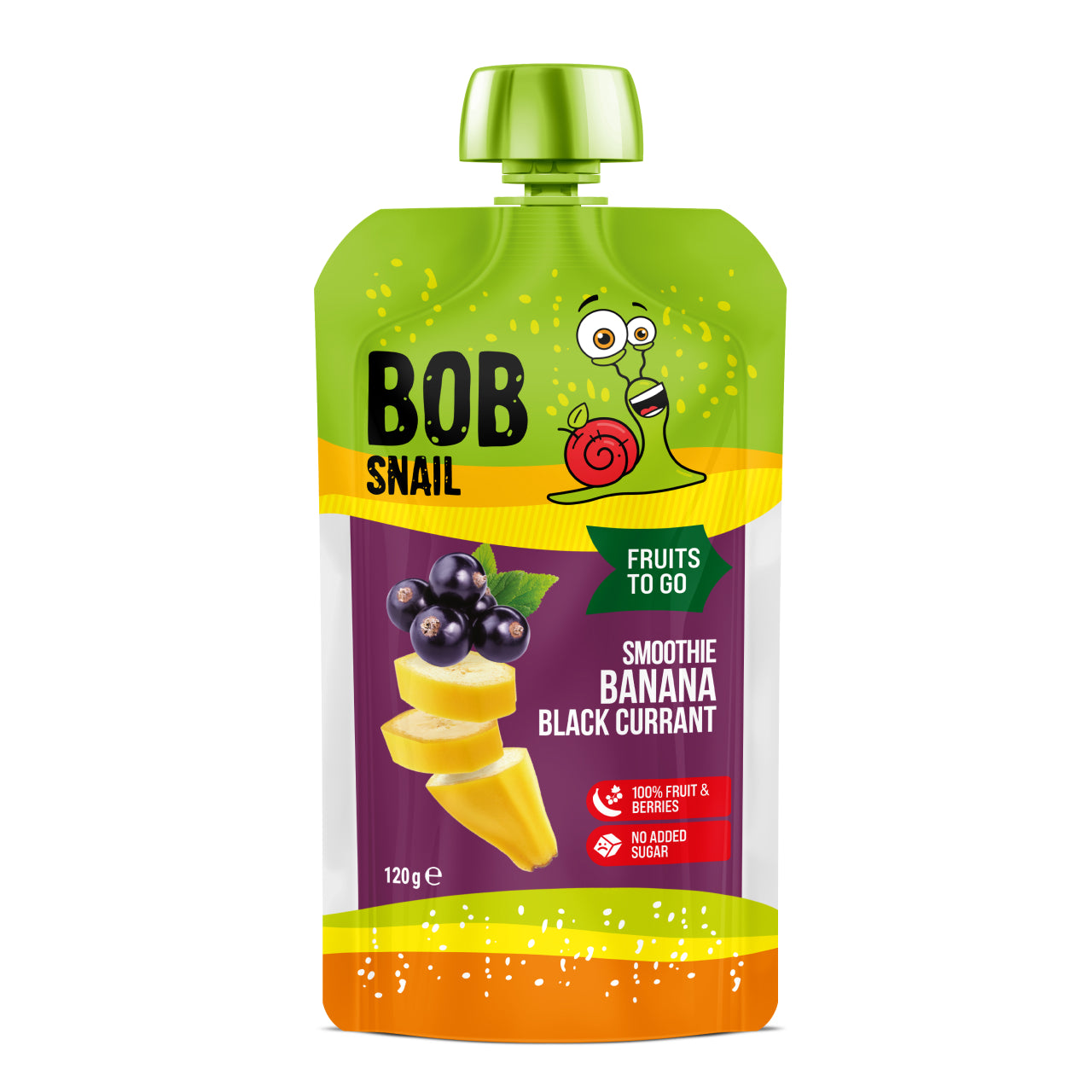 Quetschie Smoothie Banane Johannisbeere 10 Packungen (je 120g)