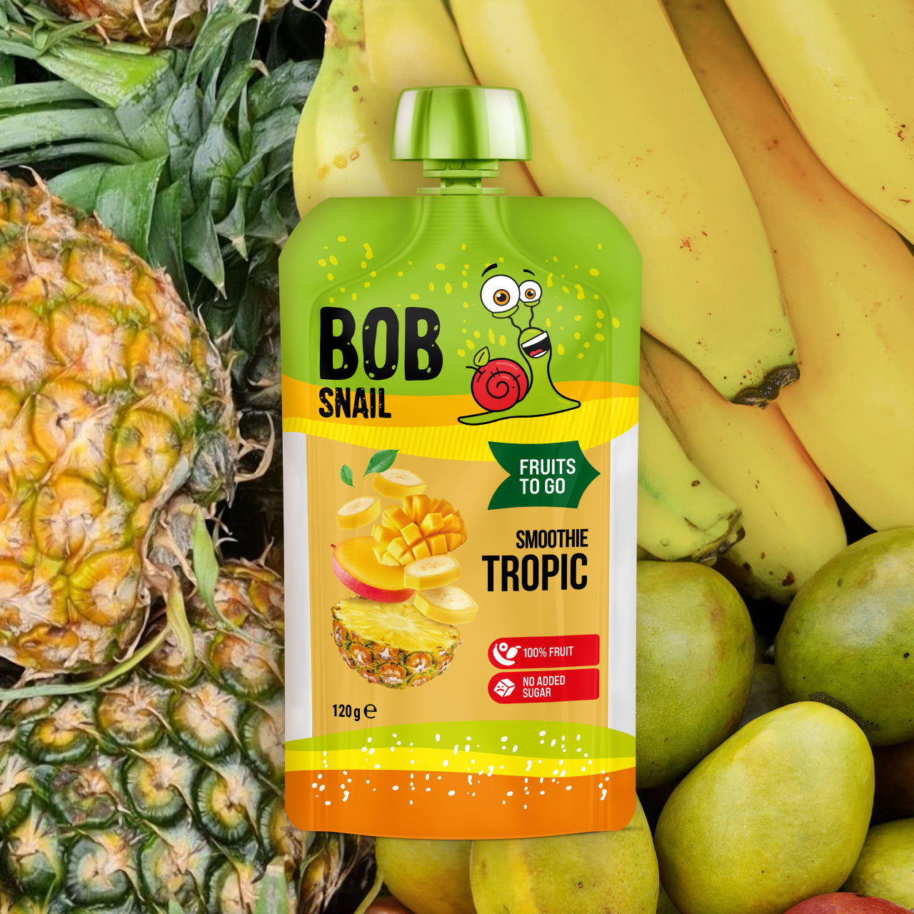 Quetschie Smoothie Tropische Früchte 10 Packungen (je 120g)