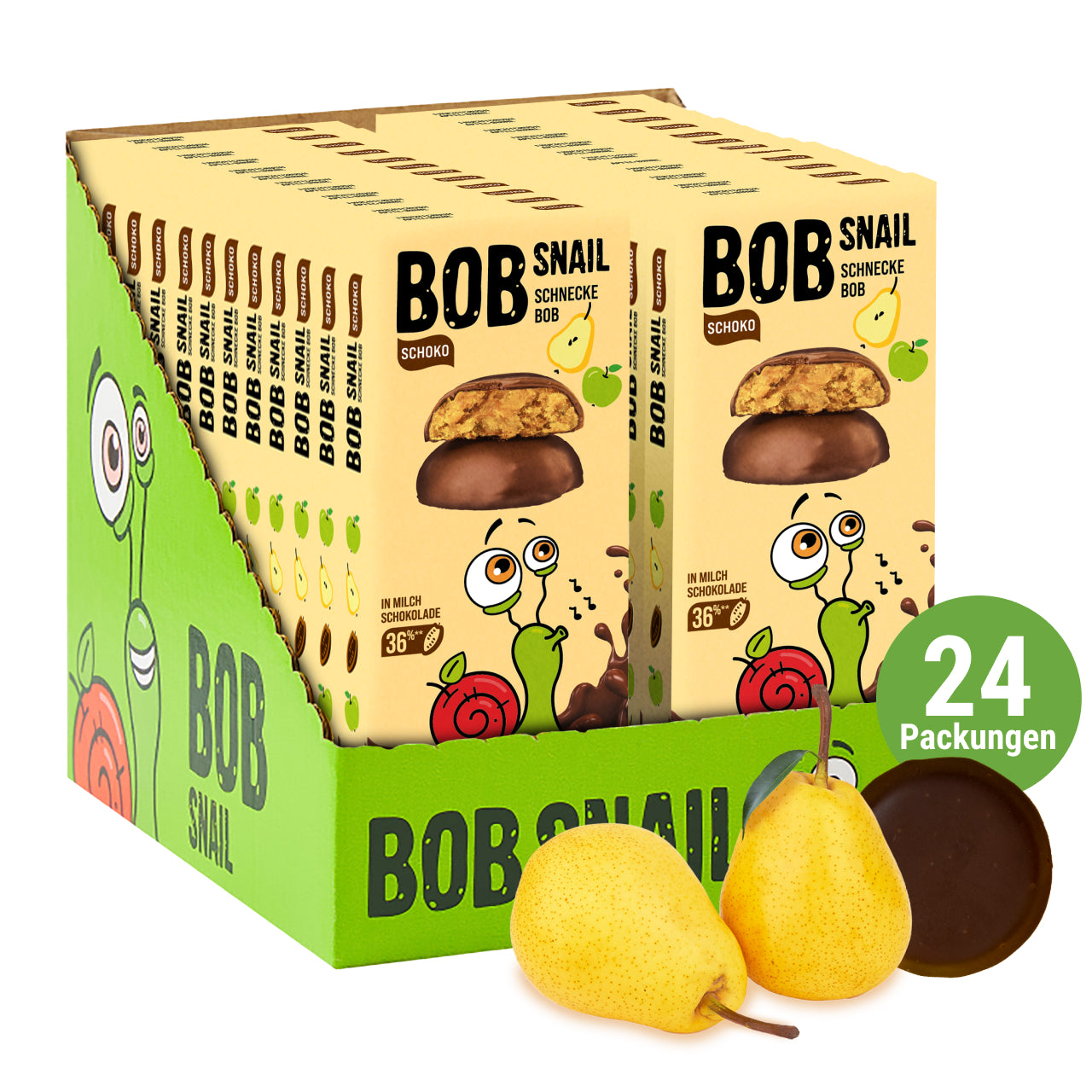 Fruchtcrush Schoko Apfel Birne 24 Packungen (je 30g)