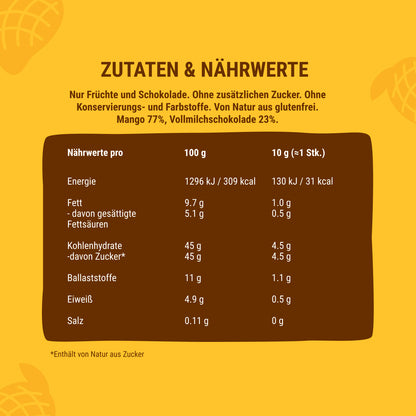 Fruchtcrush Schoko Mango 24 Packungen (je 30g)