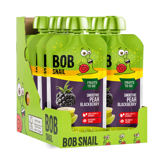 Quetschie Smoothie Birne Brombeere 10 Packungen (je 120g)