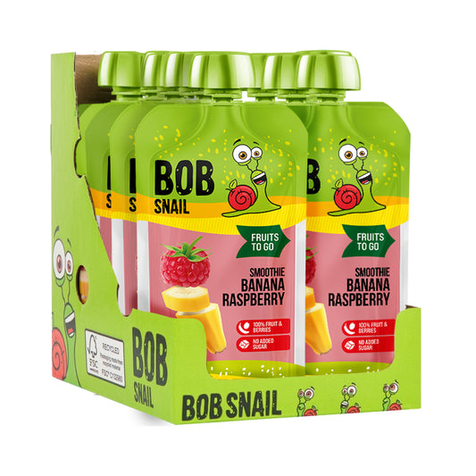 Quetschie Smoothie Banane Himbeere 10 Packungen (je 120g)