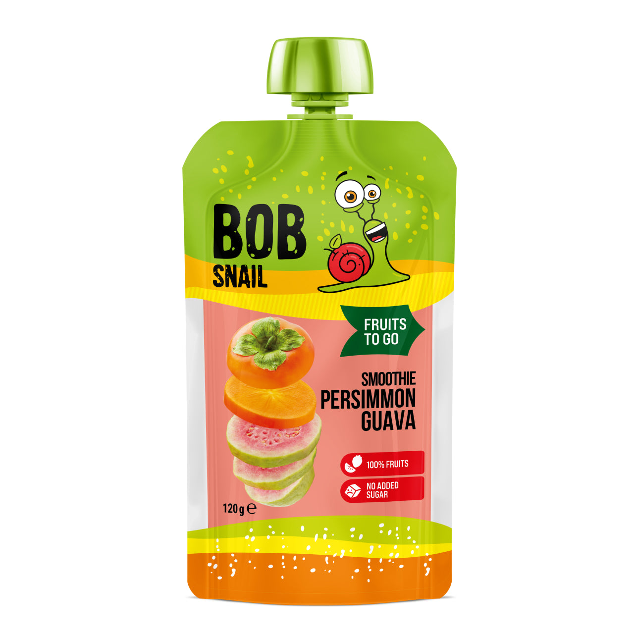 Quetschie Smoothie Guave Kaki 10 Packungen (je 120g)