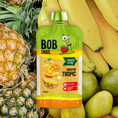 Quetschie Smoothie Tropische Früchte 10 Packungen (je 120g)