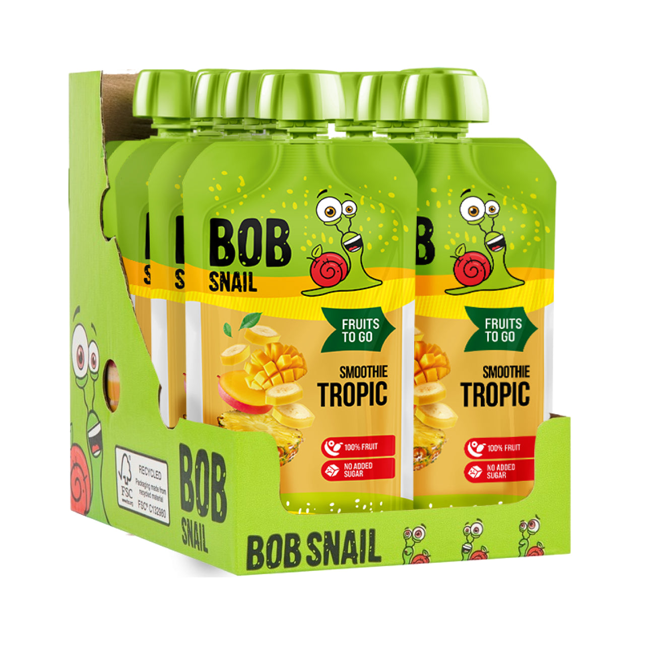 Quetschie Smoothie Tropische Früchte 10 Packungen (je 120g)